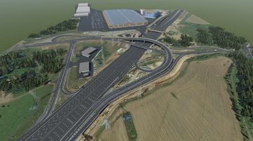 Строительство транспортной развязки на 20-м км МКАД, районы Братеево и Зябликово