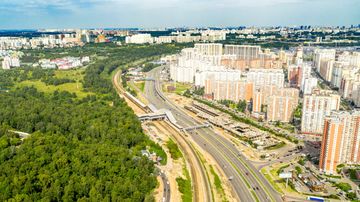 Строительство транспортной развязки на пересечении Волоколамского и Ильинского шоссе, Красногорский район Московской области