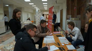 Посещение ярмарки вакансий: РУТ (МИИТ), Москва