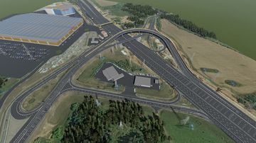 Строительство транспортной развязки на 20-м км МКАД, районы Братеево и Зябликово