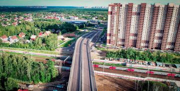 Строительство путепровода через ж/д пути на 16 км Горьковского направления ж/д в районе станции «Реутово»