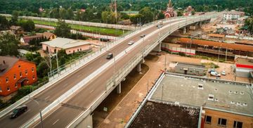Строительство путепровода через ж/д на 5 км автомобильной дороги «Балашиха – Салтыковка», Разинское шоссе, г. о. Балашиха